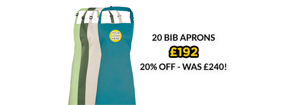 20 PREMIER BIB APRONS