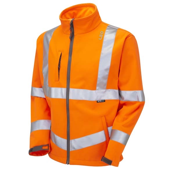 LEO WORKWEAR BUCKLAND ISO 20471 Cl 3 Softshell Jacket