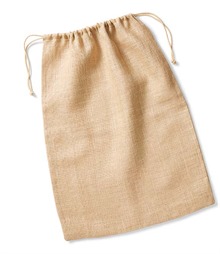 Westford Mill Natural Starched Jute Mini Gift Bag
