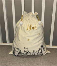 Personalised Disney Winnie The Pooh & Friends Christmas Sack