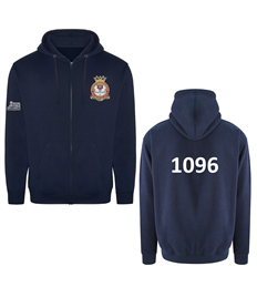 1096 Bishop's Stortford Zipped Hooded Sweatshirt